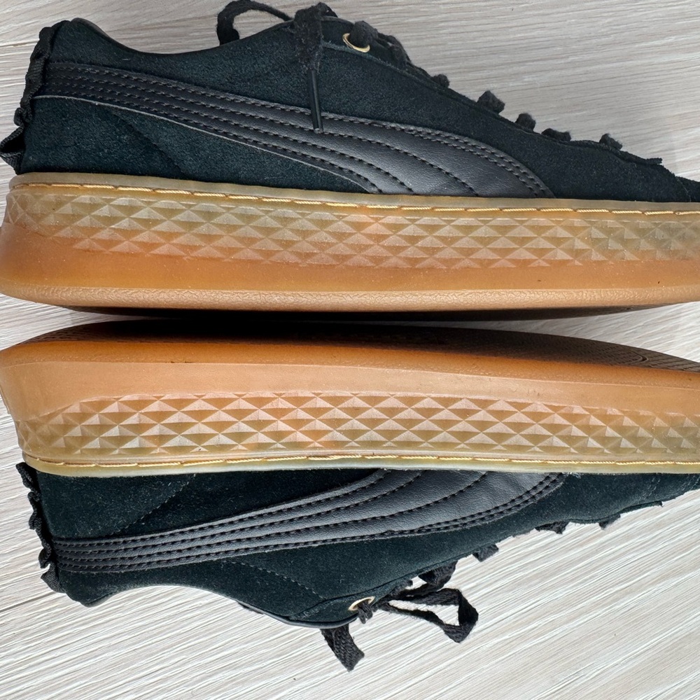 Black Puma Platform sneakers